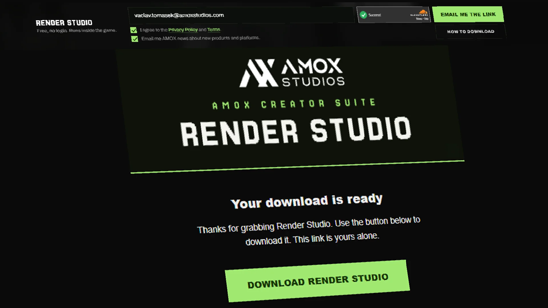 Request and download