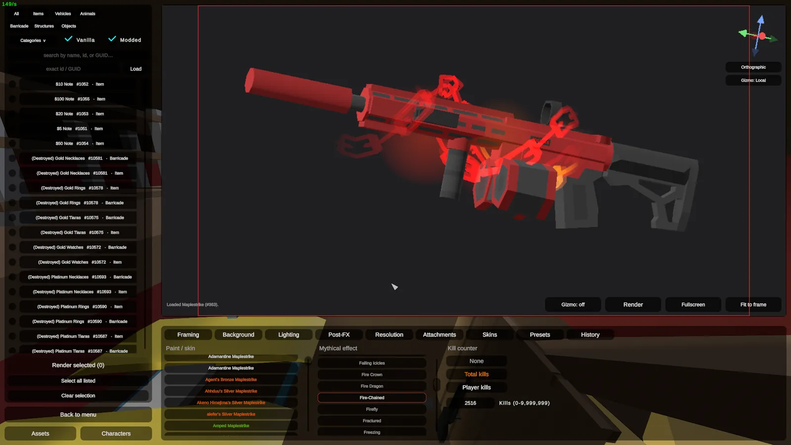 Weapons